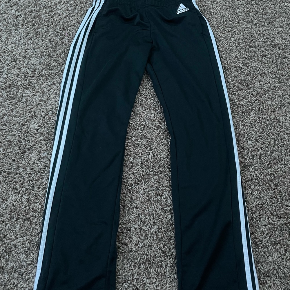 Black Adidas sweatpants